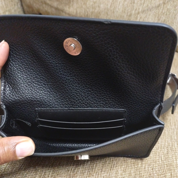 DKNY Mini Belt Bag For Women's, Synthetic Black Leather - Picture 9 of 9